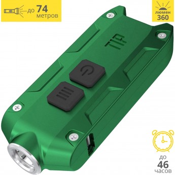 Фонарь NITECORE TIP2017 GREEN CREE XP-G2 15467